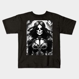 Embrace the Dark: Alternative Style Fashion with Gothic Flair Kids T-Shirt